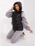 Dámská vesta D50048X80113A2 Černá - FPrice Dámská vesta D50048X80113A2 Černá - FPrice