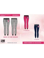 Dámské dlouhé kalhoty LEONE LW1008/S16 tmavě modré "S"