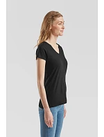 Fruit of the Loom Lady-Fit Iconic 150 V-Neck T Dámské tričko s výstřihem do V 16.1444 white Fruit of the Loom Lady-Fit Iconic 150 V-Neck T Dámské tričko s výstřihem do V 16.1444 white