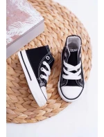 Dětské Vysoké Tenisky Černé Filemon