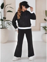 Dámská tepláková souprava SANELIS černá FashionStreet AY0984