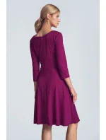 Dámské šaty M709 fuchsiové - Figl Dámské šaty M709 fuchsiové - Figl