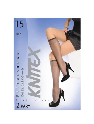 Dámské podkolenky 2PACK 15 den Classic 15 den - NOQ Knittex Dámské podkolenky 2PACK 15 den Classic 15 den - NOQ Knittex