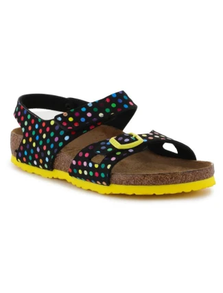 Birkenstock Colorado Rivet Logo Digital Dots Black Jr sandály 1023611