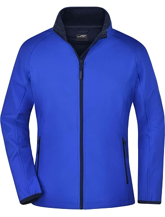 Daiber JN 1129 Dámská 2-vrstvá promo softshellová bunda 02.1129 nautic blue/navy