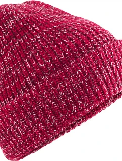 Beechfield B 328 Pletená čepice "Campfire" 53.0328 red speck