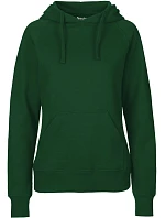 Neutral O 83101 Dámská mikina s kapucí z bio bavlny 77.8311 bottle green