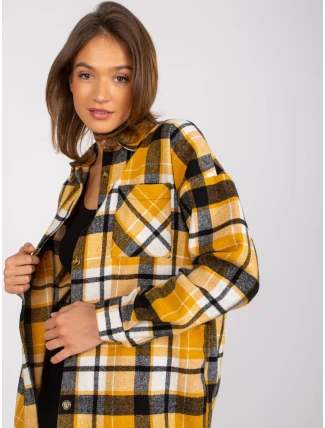 Dámská košile-EM-KS-003/07.35X-černá a žlutá