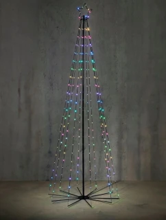DEKORATIVNÍ VÁNOČNÍ STROMEK 230 VEDL RGB 240CM LUCA
