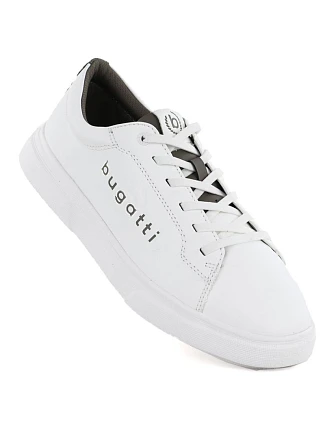 Pánské bílé sportovní polobotky Bugatti TT153111