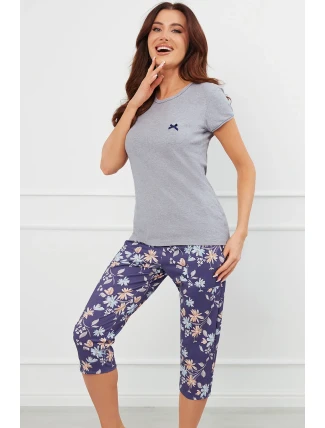 Italská móda Pulia cr.r. sp.3/4 barva:melange/print Italská móda Pulia cr.r. sp.3/4 barva:melange/print