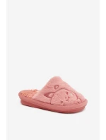 Dětské pantofle s kožíškem Růžové Norene