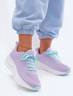 Dámské sportovní boty na platformě Levandulové Gelirae