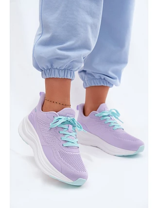 Dámské sportovní boty na platformě Levandulové Gelirae