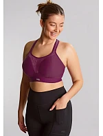 Sportovní podprsenka Panache 7341 34 D Bordó
