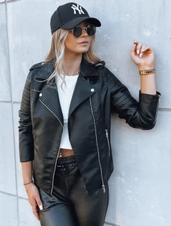 Dámská kožená bunda HAUTE VISTA black FashionStreet TY3892