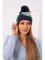 Dámská čepice Owl K340 navy blue Dámská čepice Owl K340 navy blue