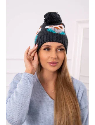 Dámská čepice Owl K340 navy blue Dámská čepice Owl K340 navy blue