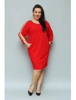 Dámské šaty U869 červené - Karko