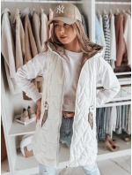 Dámská přechodná prošívaná vesta GLITTI bílá FashionStreet TY4805