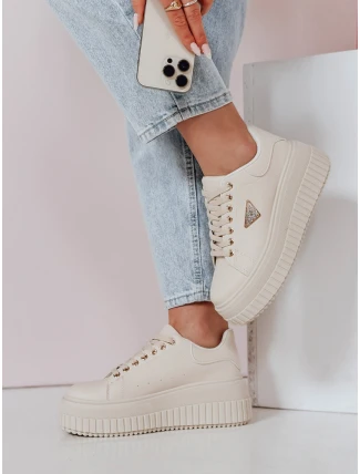 Dámské tenisky na platformě SNIKPIK beige FashionStreet ZY0927