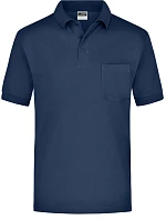 Daiber JN 26 Piqué polo s náprsní kapsou 02.0026 navy