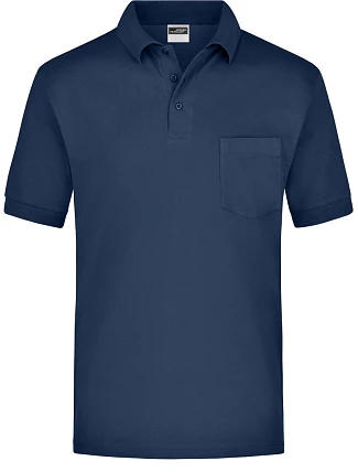 Daiber JN 26 Piqué polo s náprsní kapsou 02.0026 navy