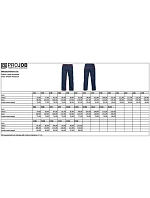 ProJob 2501 Waistpants (146-156) Pánské pracovní kalhoty 64.501L black