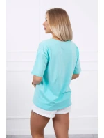 Halenka s potiskem Magic mint Halenka s potiskem Magic mint