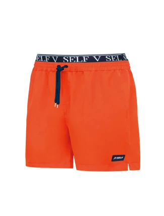 Pánské plavky SM25-26 Summer Shorts neonově oranžové - Self