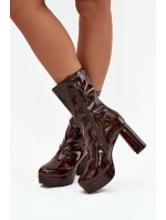 Boty na podpatku  model 219265 Step in style