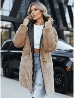 Dámská dlouhá prošívaná bunda černá FashionStreet TY5465 Dámská dlouhá prošívaná bunda černá FashionStreet TY5465