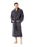 Pánský župan Tampa 2149 nadměrný antracit - Vestis Pánský župan Tampa 2149 nadměrný antracit - Vestis