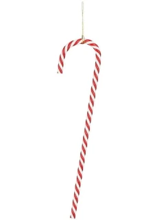 VÁNOČNÍ DEKORACE CUKROVÁ TŘTINA 30CM SLÍDA