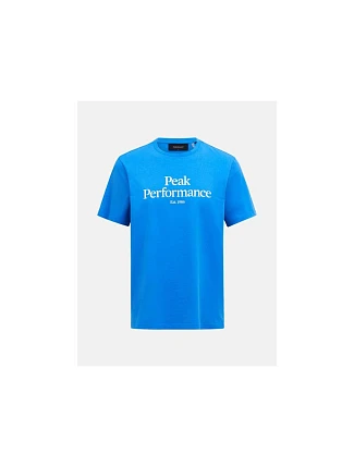 Pánské tričko PEAK PERFORMANCE M Original Tee, modrá barva Pánské tričko PEAK PERFORMANCE M Original Tee, modrá barva