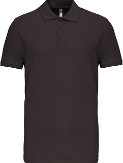 Kariban K 239 Pánské elastické piqué polo 20.K239 dark grey