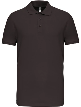 Kariban K 239 Pánské elastické piqué polo 20.K239 dark grey