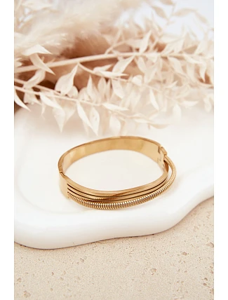 Dámský náramek ze nerezové oceli zlatý Dámský náramek ze nerezové oceli zlatý