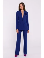 S370 Květinové sako - modré