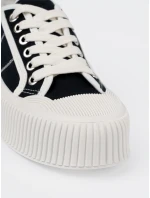 Trendy  tenisky dámské černé platforma