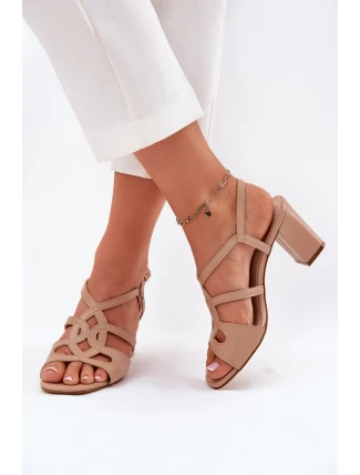Sandály na podpatku  model 212835 Step in style