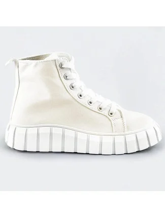 Bílé šněrovací boty (XA060)