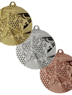 Stříbrná medaile Atletika - ocelová medaile