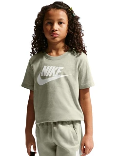 Dětské tričko Nike Sportswear, zelené, FZ5178 304