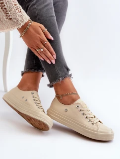 Klasické Dámské Tenisky Big Star NN274286 Bežové