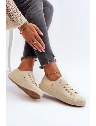 Klasické Dámské Tenisky Big Star NN274286 Bežové