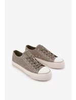 Pánské Tenisky Na Platformě Big Star RR174325 Zelené Pánské Tenisky Na Platformě Big Star RR174325 Zelené