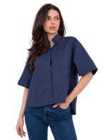 Halenka D70089M11339A tmavě modrá