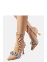 Boty na podpatku model 205130 Solea Boty na podpatku model 205130 Solea