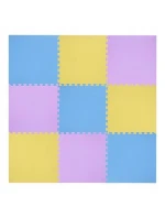 Puzzle podložka multipack One Fitness MP10 žluto-modro-fialová
